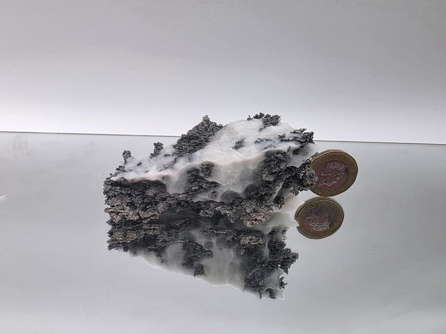 Native Silver Crystal in Calcite Matrix | Collectors Grade Mineral Specimen #15