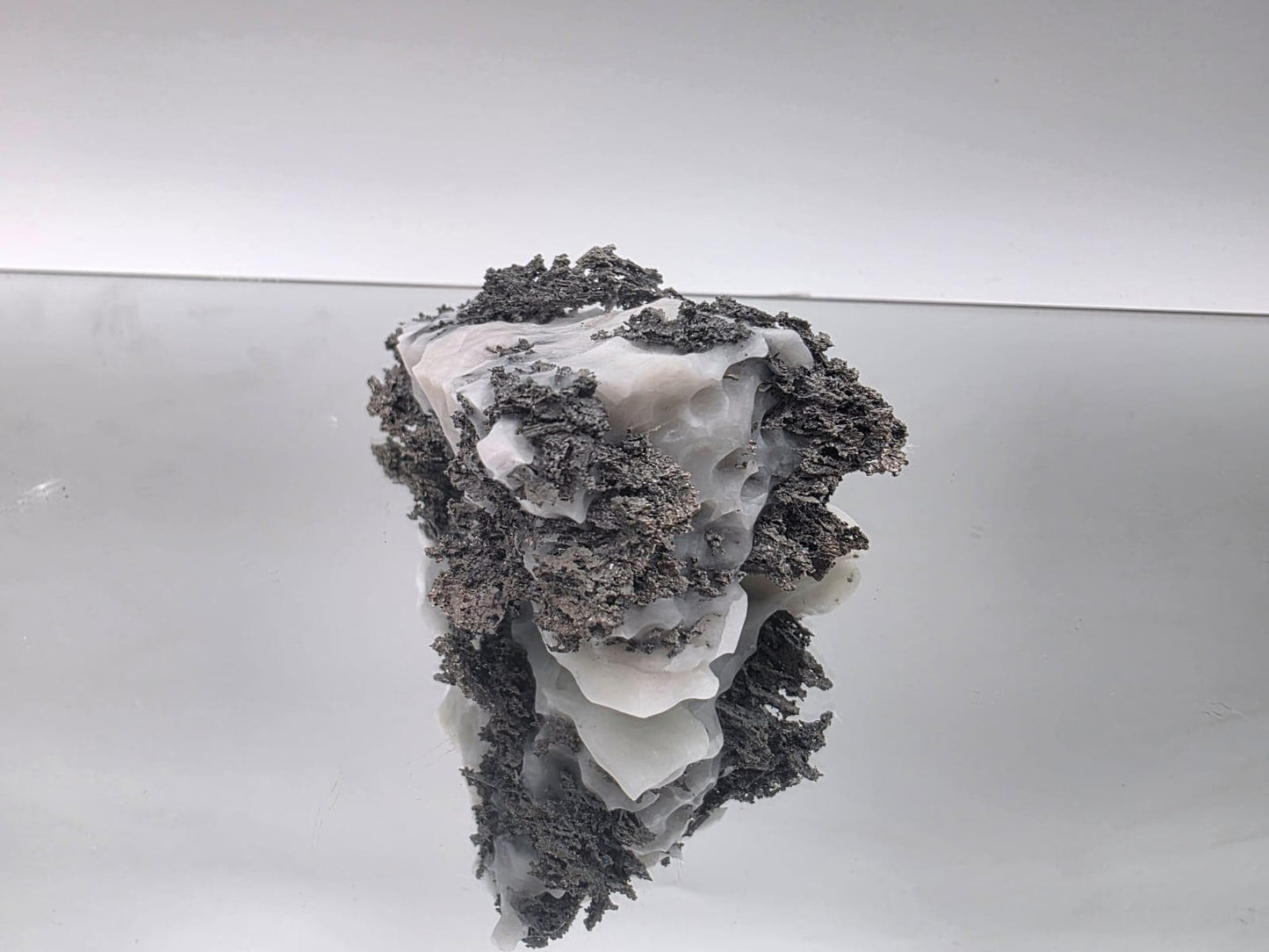 Native Silver Crystal in Calcite Matrix | Collectors Grade Mineral Specimen #15