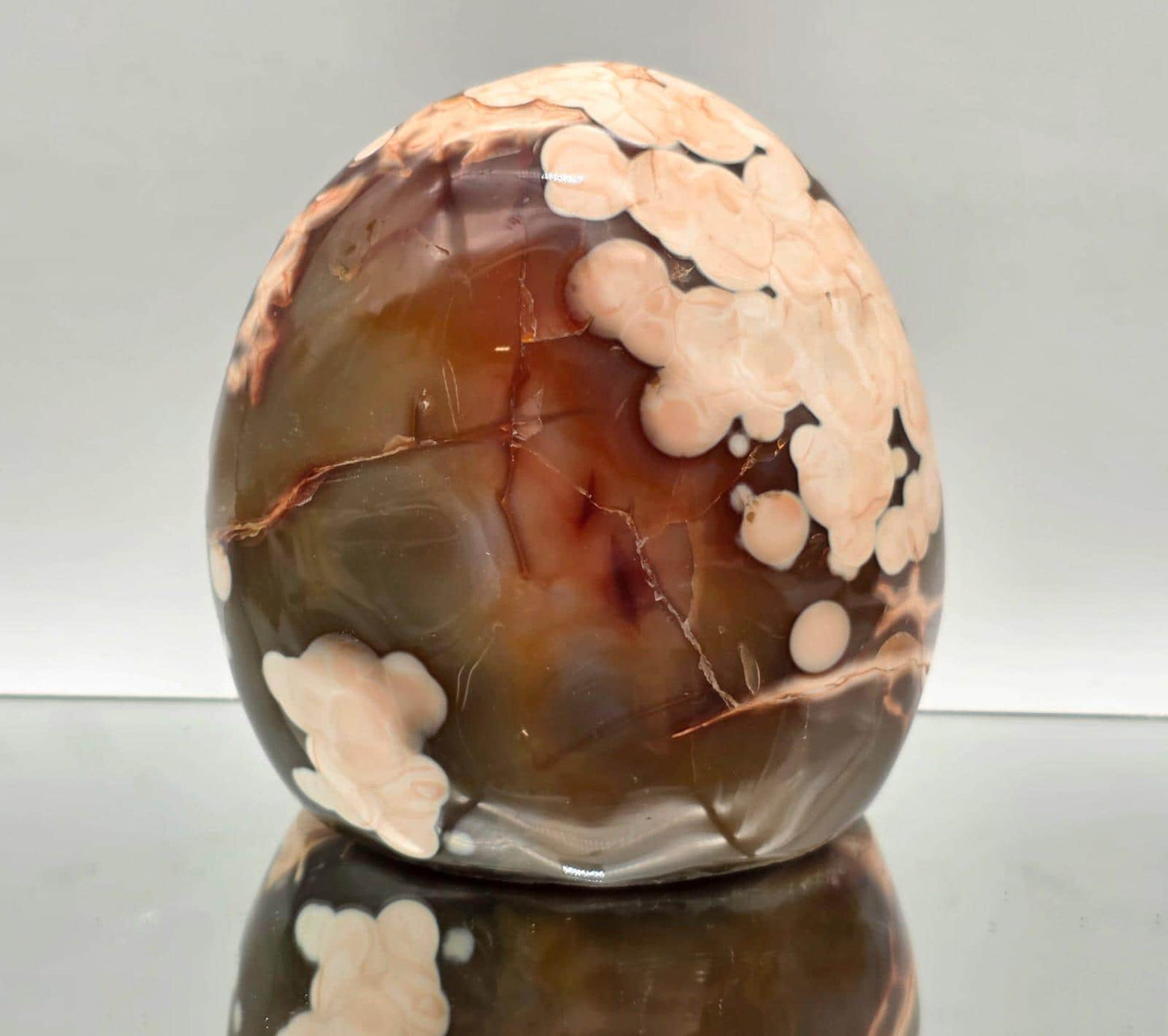 Extra Large Carnelian Crystal | Polished Madagascar Stone | Decorative Freeform