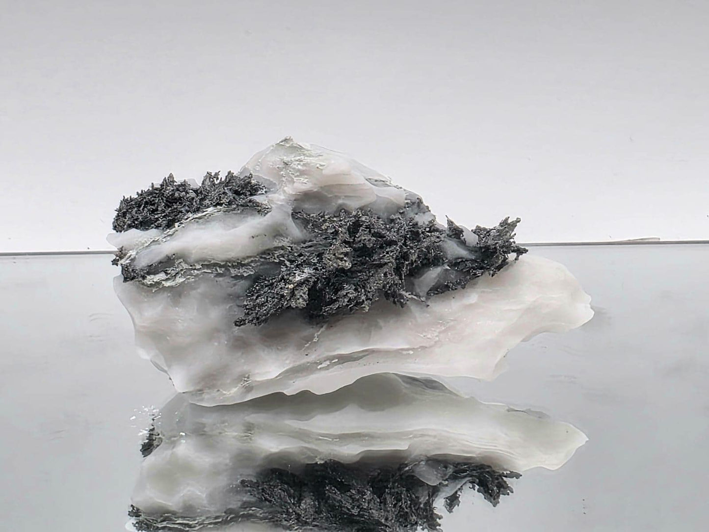 Native Silver Crystal in Calcite Matrix | Collectors Grade Mineral Specimen #14