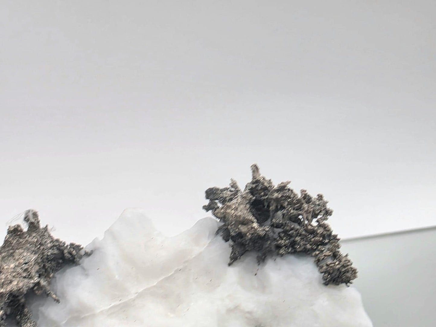 Native Silver Crystal On Calcite Matrix | Collectors Grade Mineral Specimen #13