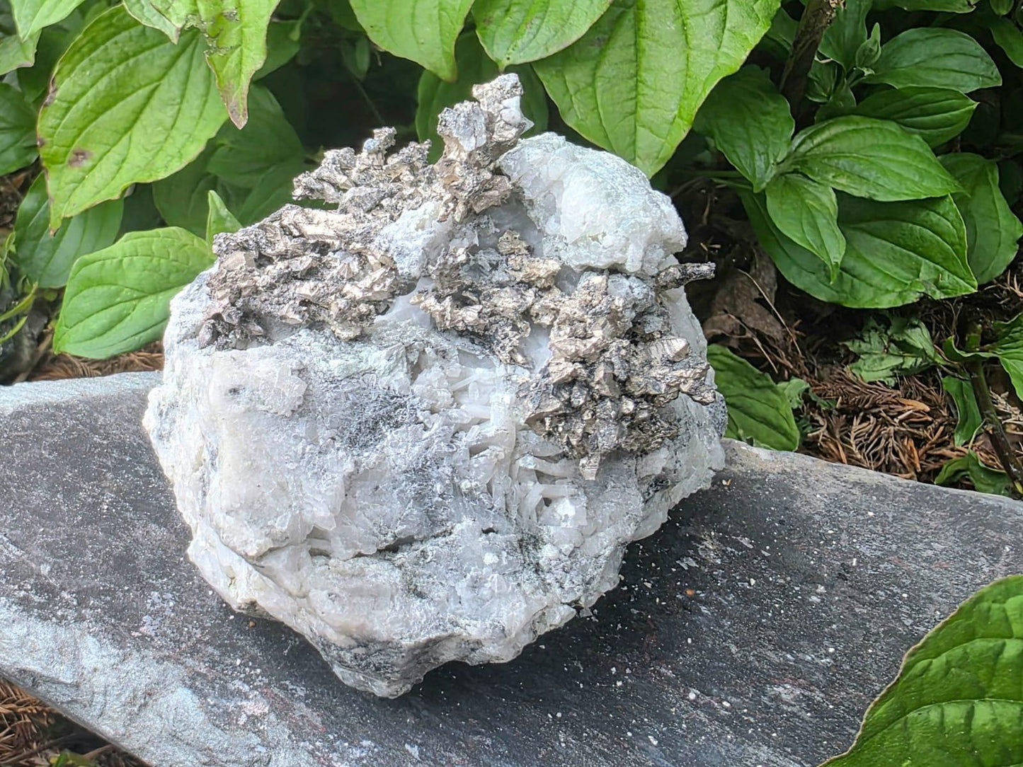 Natural Sculptural Native Silver Crystal On Calcite Matrix | Collectors Grade Mineral Specimen #11