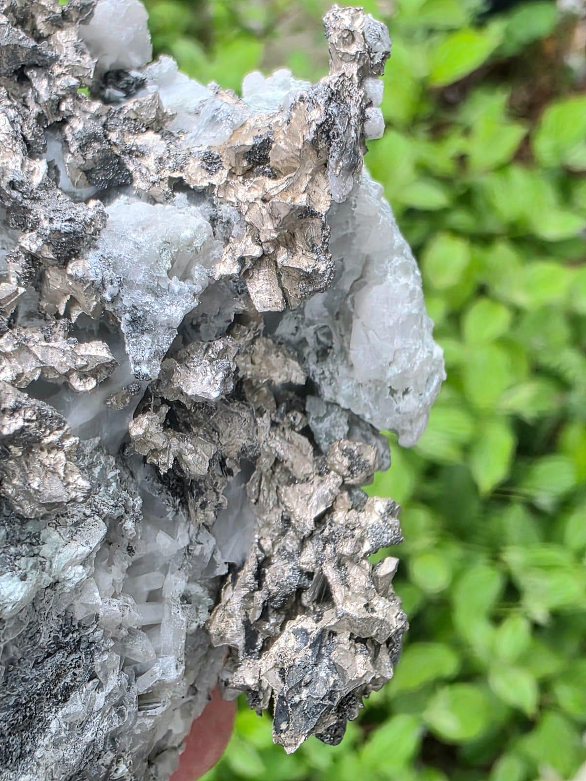 Natural Sculptural Native Silver Crystal On Calcite Matrix | Collectors Grade Mineral Specimen #11
