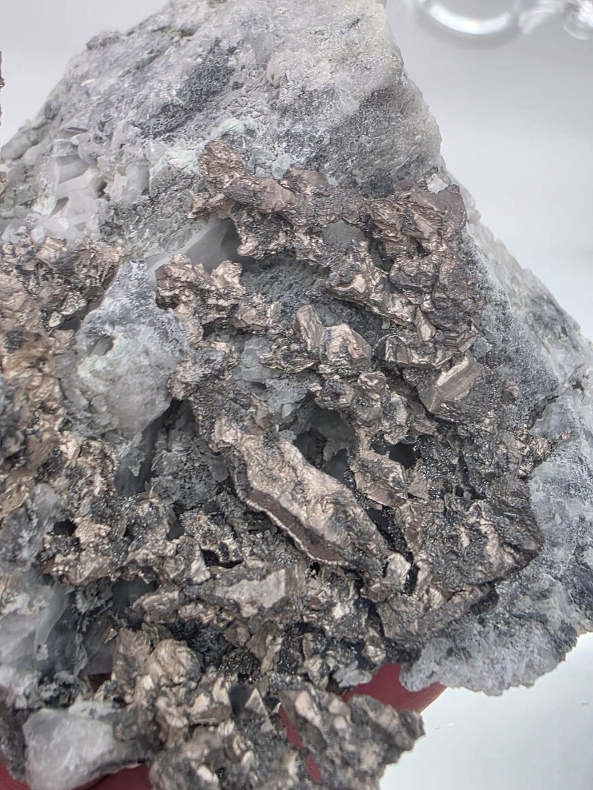 Natural Sculptural Native Silver Crystal On Calcite Matrix | Collectors Grade Mineral Specimen #11
