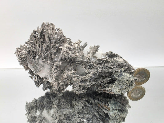 Exceptional Crystallised Native Silver on Calcite Matrix | Collectors Grade  Mineral Specimen #7
