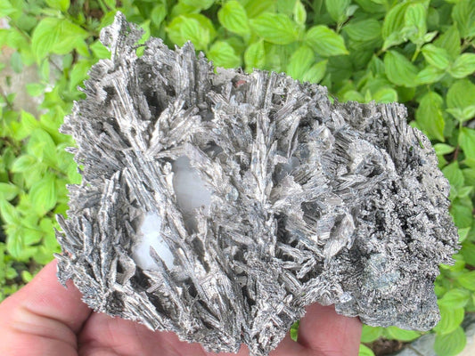 Large Crystallised Native Silver on Calcite Matrix | Skeletal Growth | Collectors Grade  Mineral Specimen #6