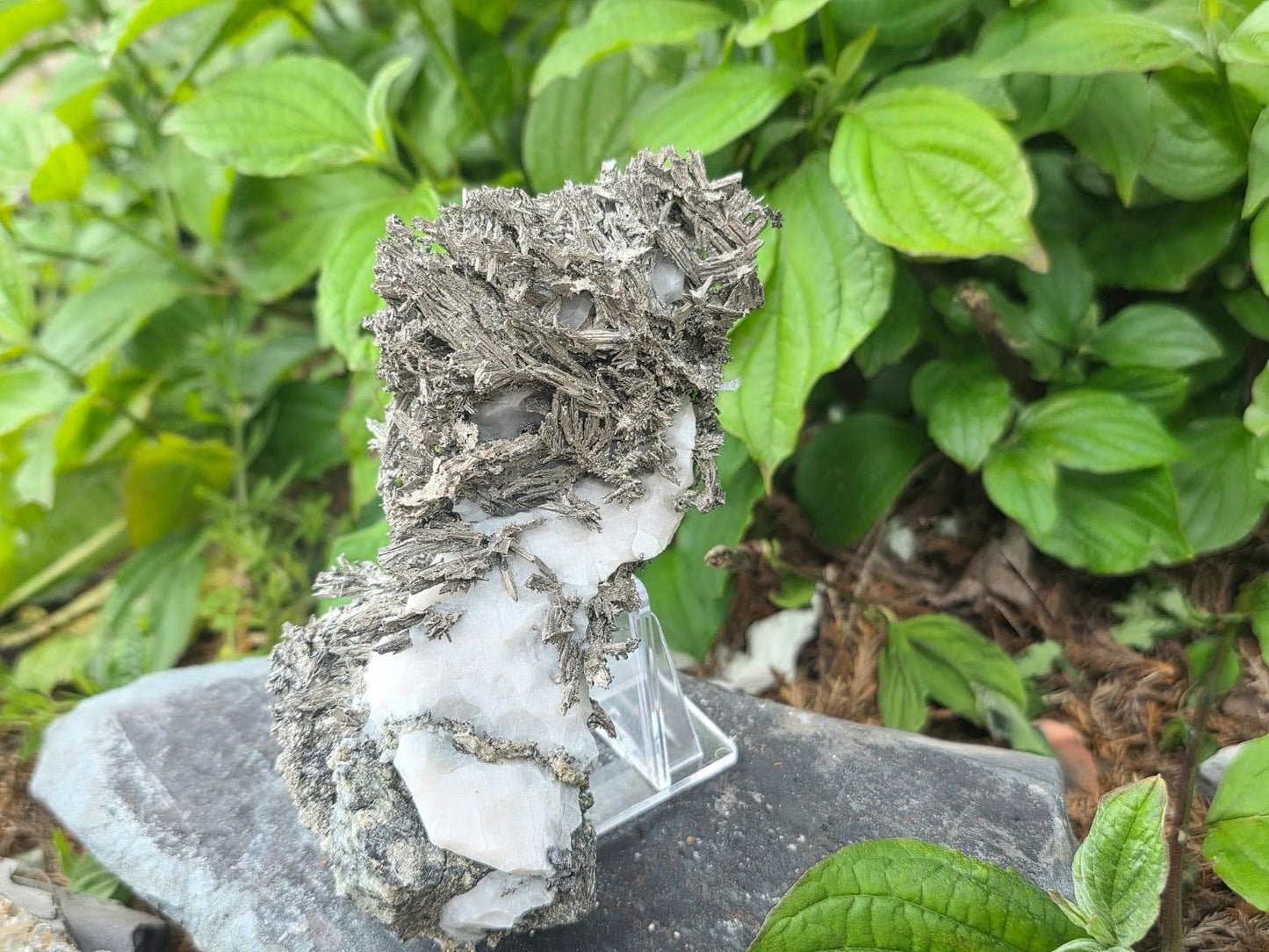 Exceptional Crystallised Native Silver on Calcite Matrix | Collectors Grade  Mineral Specimen #7