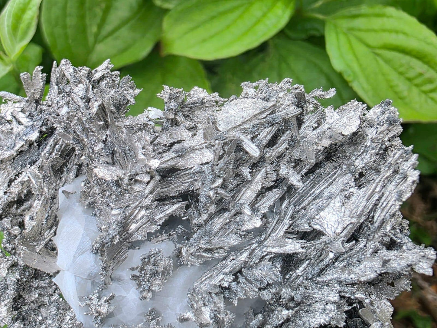Exceptional Crystallised Native Silver on Calcite Matrix | Collectors Grade  Mineral Specimen #7