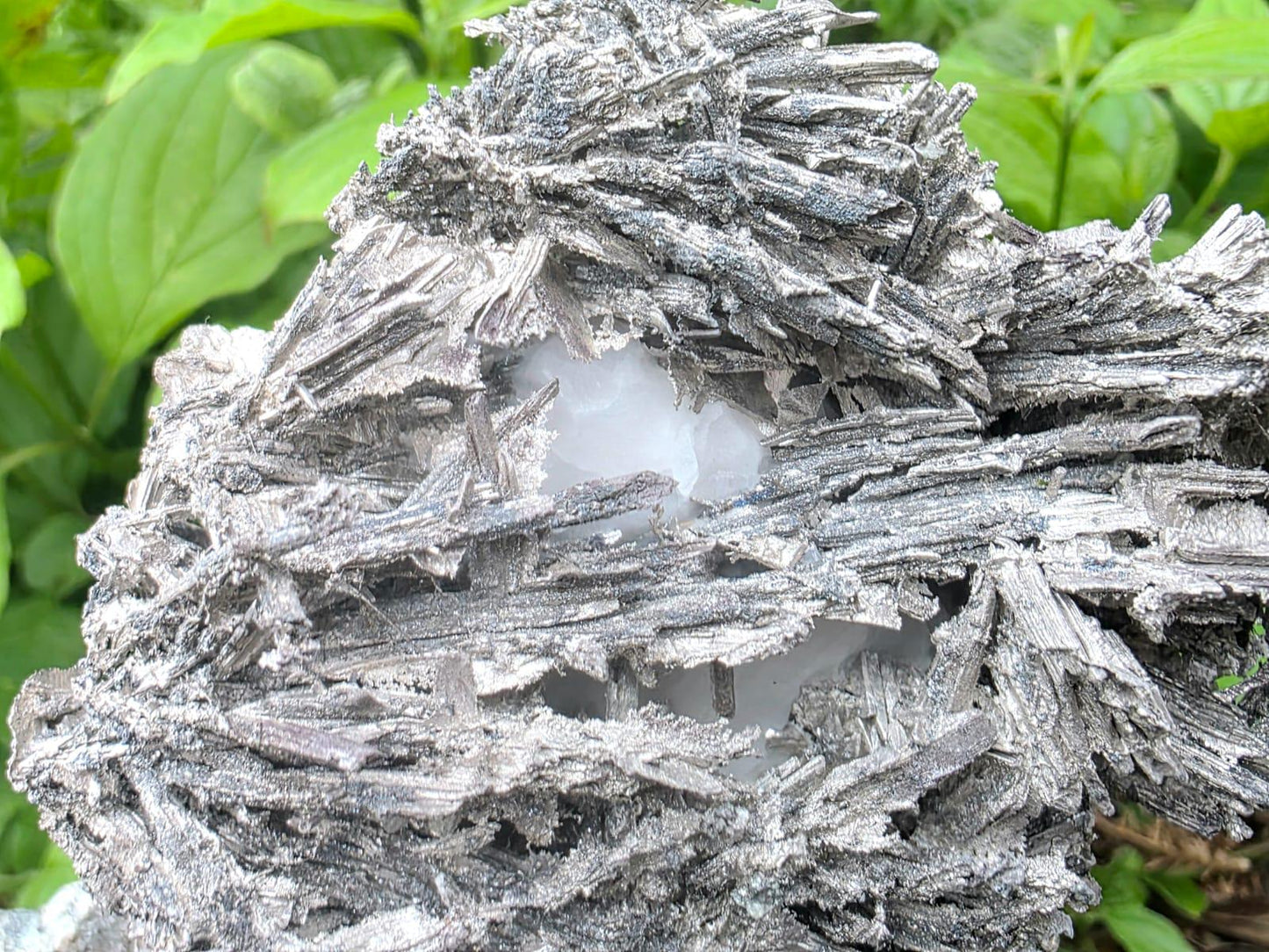 Large Crystallised Native Silver on Calcite Matrix | Skeletal Growth | Collectors Grade  Mineral Specimen #6