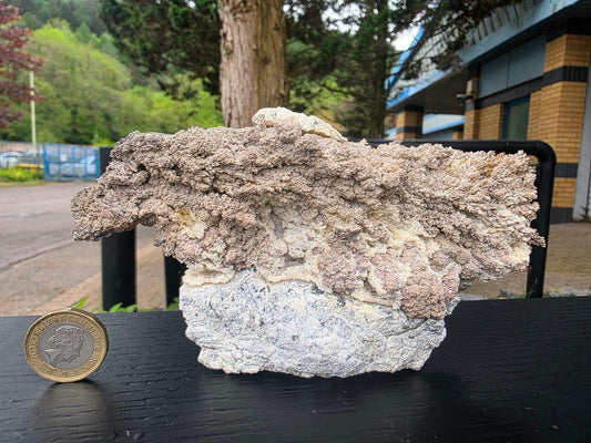 Large Natural Native Silver Crystal On Calcite | Collectors Mineral Specimen #3