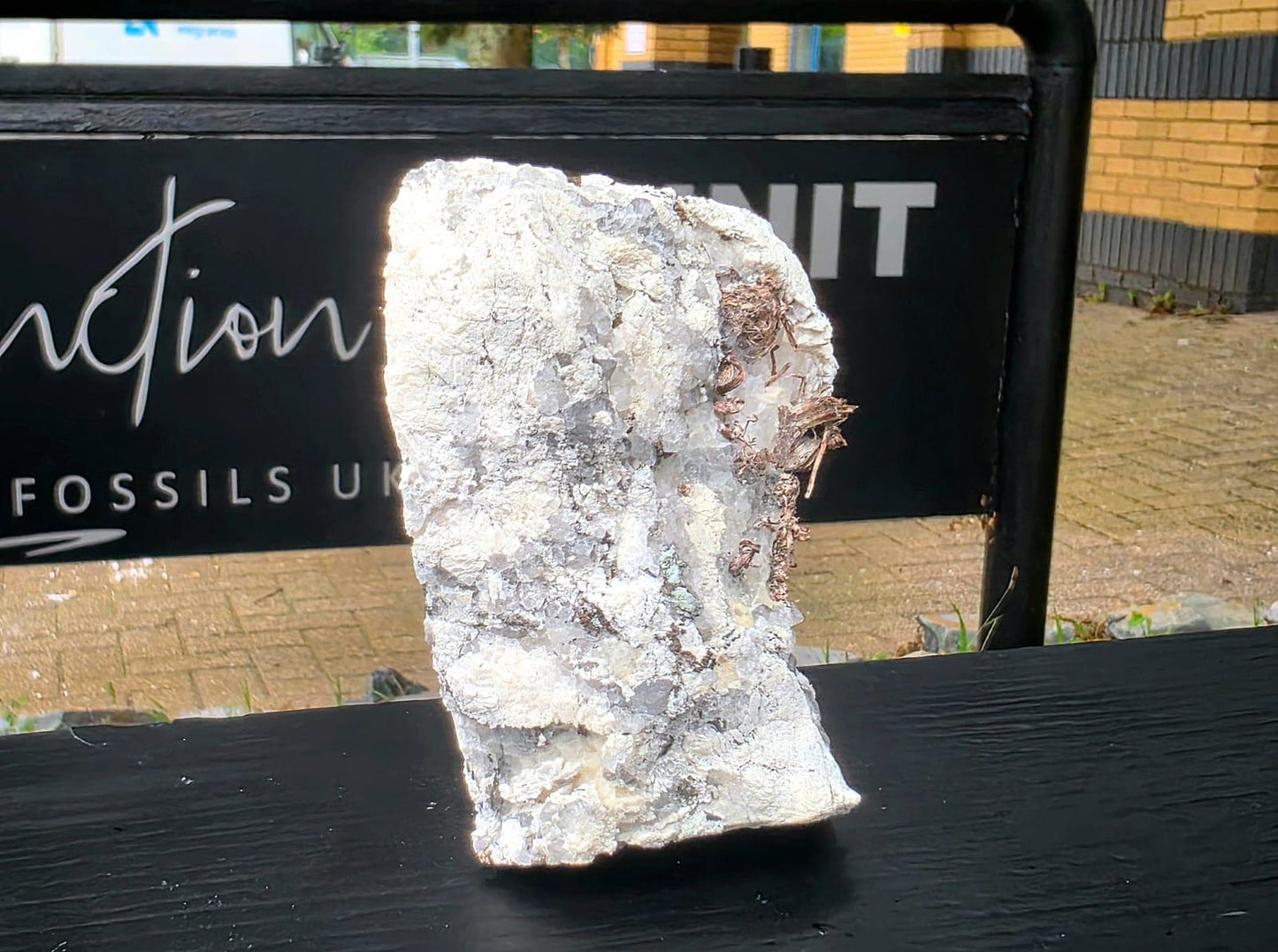 Natural Native Silver Crystal On Calcite | Collectors Mineral Specimen #2