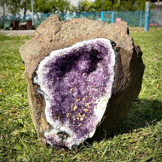 Large Amethyst Crystal Geode Freestanding (18.5kg)