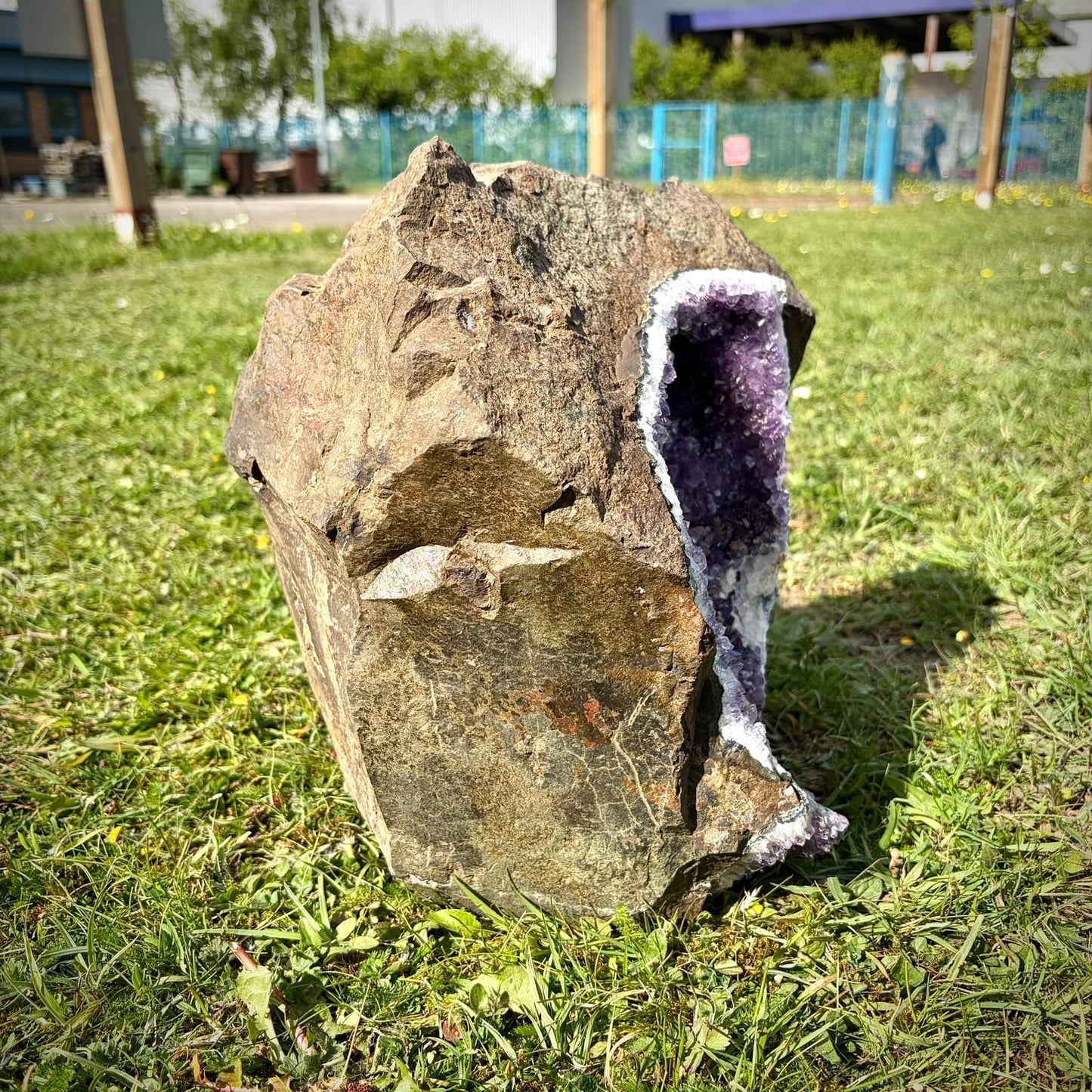 Large Amethyst Crystal Geode Freestanding (18.5kg)