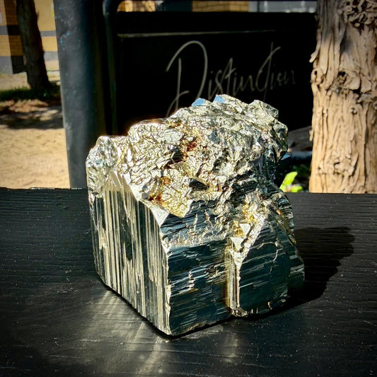 Pyrite Crystal Specimen #10 | Collectors Peruvian Pyrite | Fool’s Gold Mineral