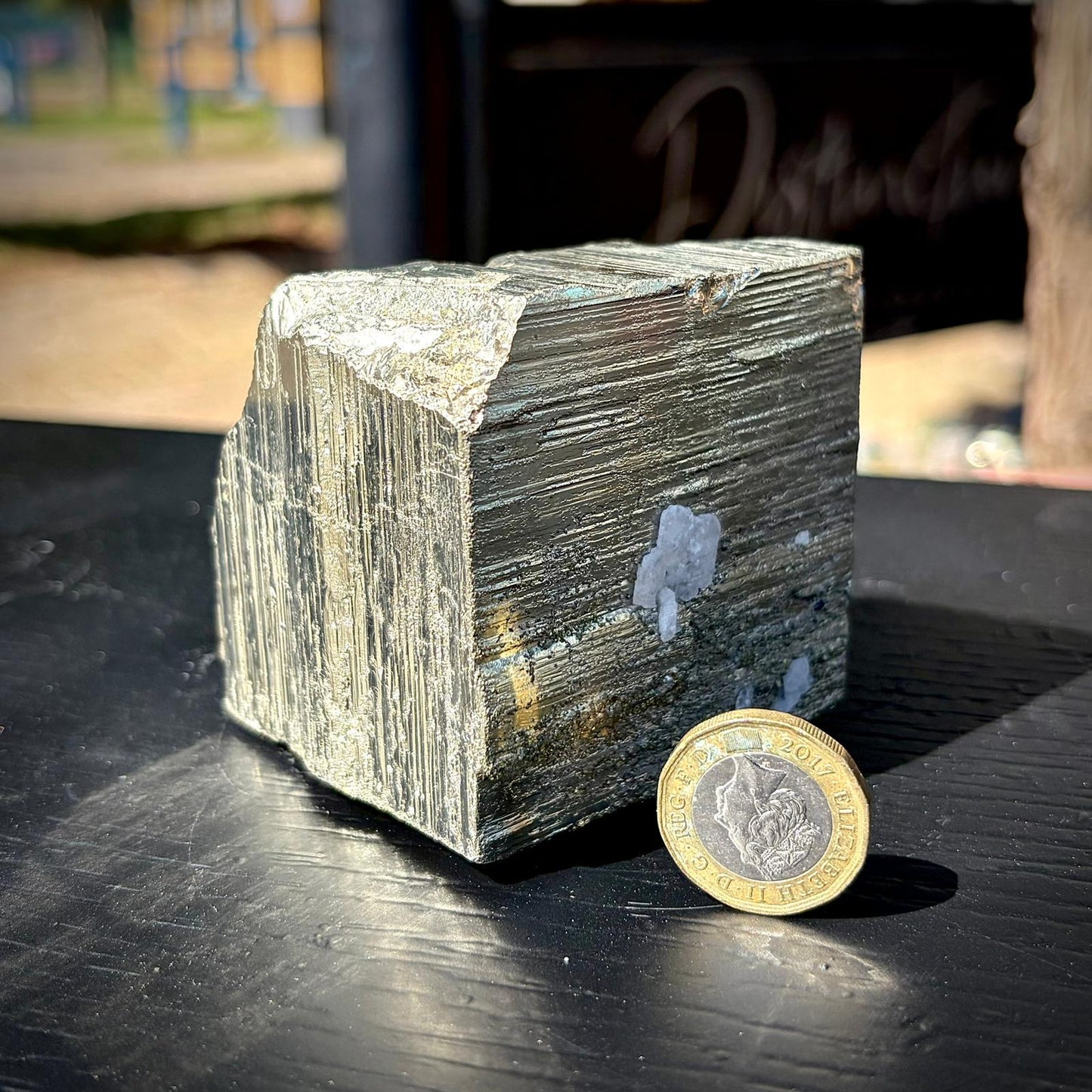 Large Pyrite Crystal Specimen #9 | Collectors Peruvian Pyrite | Fool’s Gold Mineral