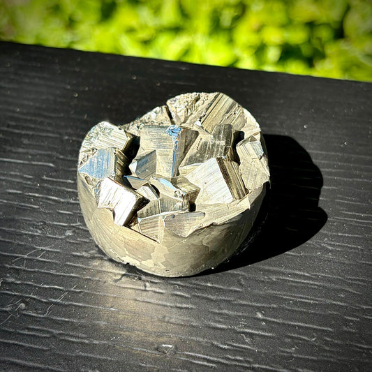 Pyrite Crystal Specimen #8 | Collectors Peruvian Pyrite | Fool’s Gold Mineral