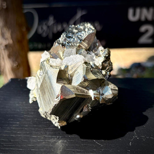 Pyrite Crystal Specimen #6 | Collectors Peruvian Pyrite | Fool’s Gold Mineral