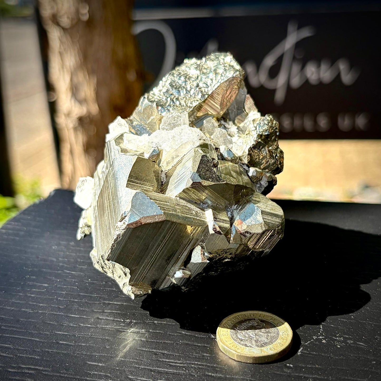 Pyrite Crystal Specimen #6 | Collectors Peruvian Pyrite | Fool’s Gold Mineral