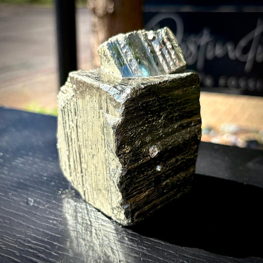 Pyrite Crystal Specimen #5 | Collectors Peruvian Pyrite | Fool’s Gold Mineral