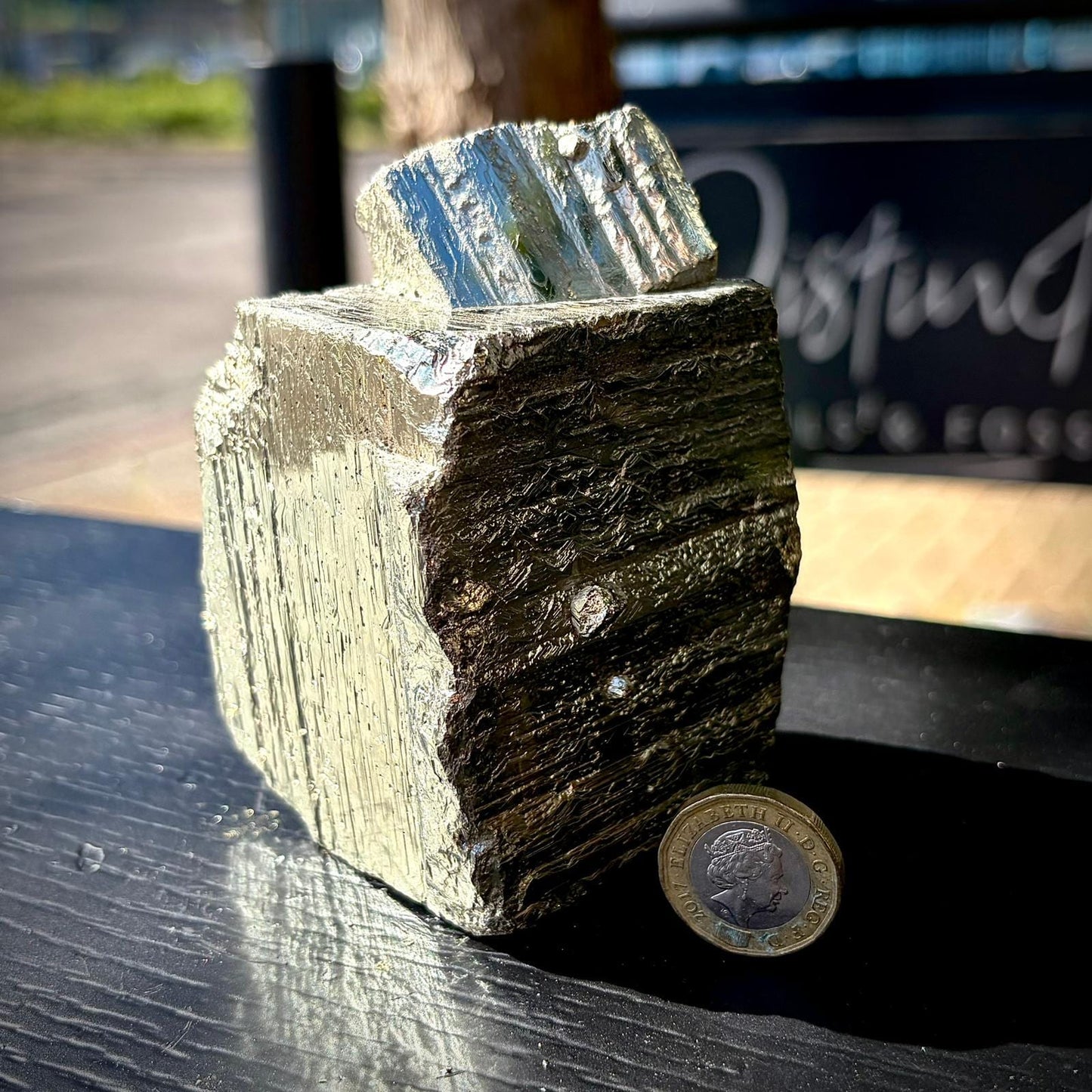 Pyrite Crystal Specimen #5 | Collectors Peruvian Pyrite | Fool’s Gold Mineral