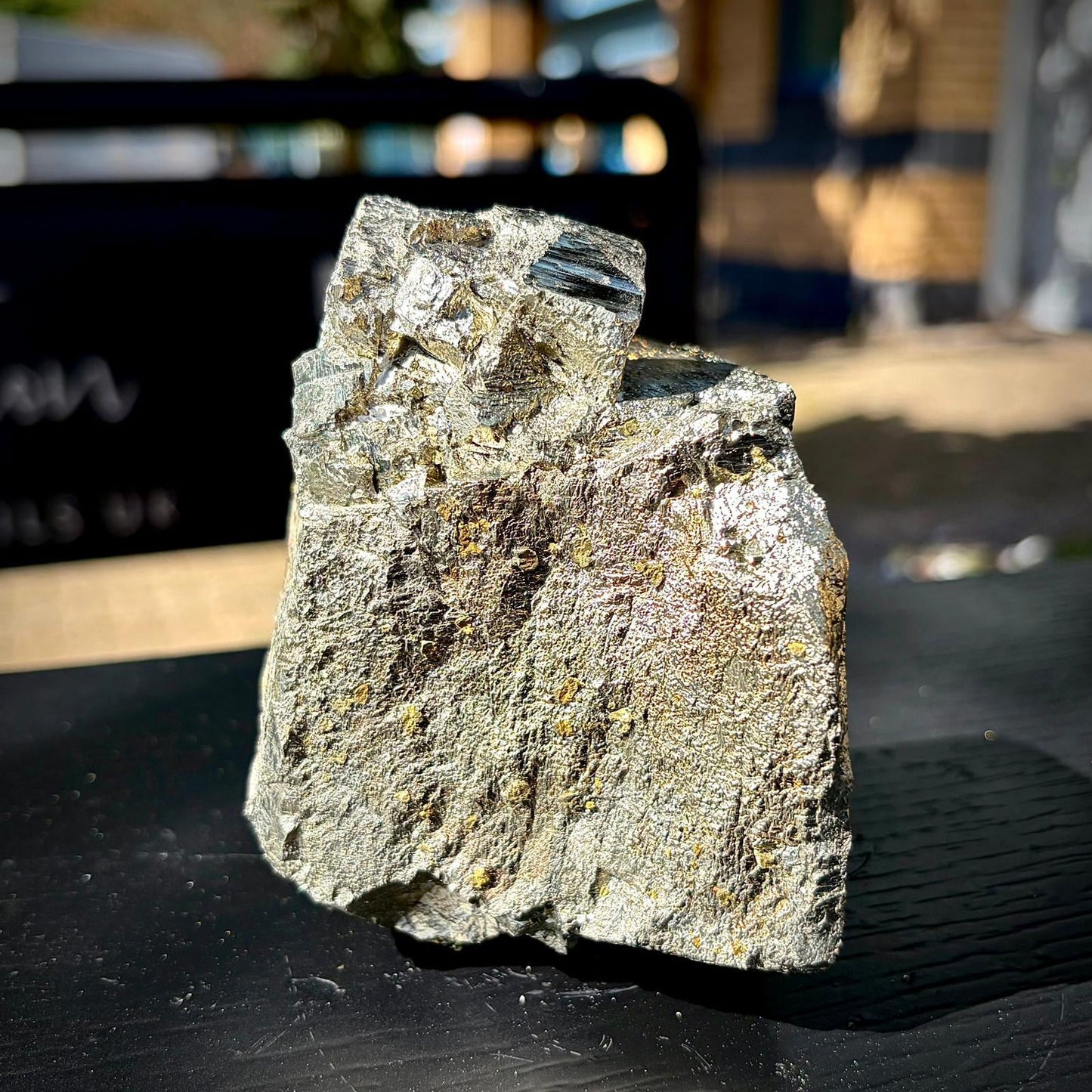 Pyrite Crystal Specimen #5 | Collectors Peruvian Pyrite | Fool’s Gold Mineral