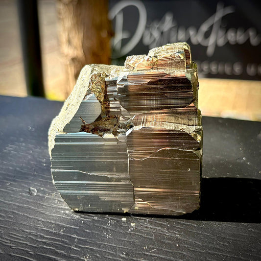 Pyrite Crystal Specimen #4 | Collectors Peruvian Pyrite | Fool’s Gold Mineral