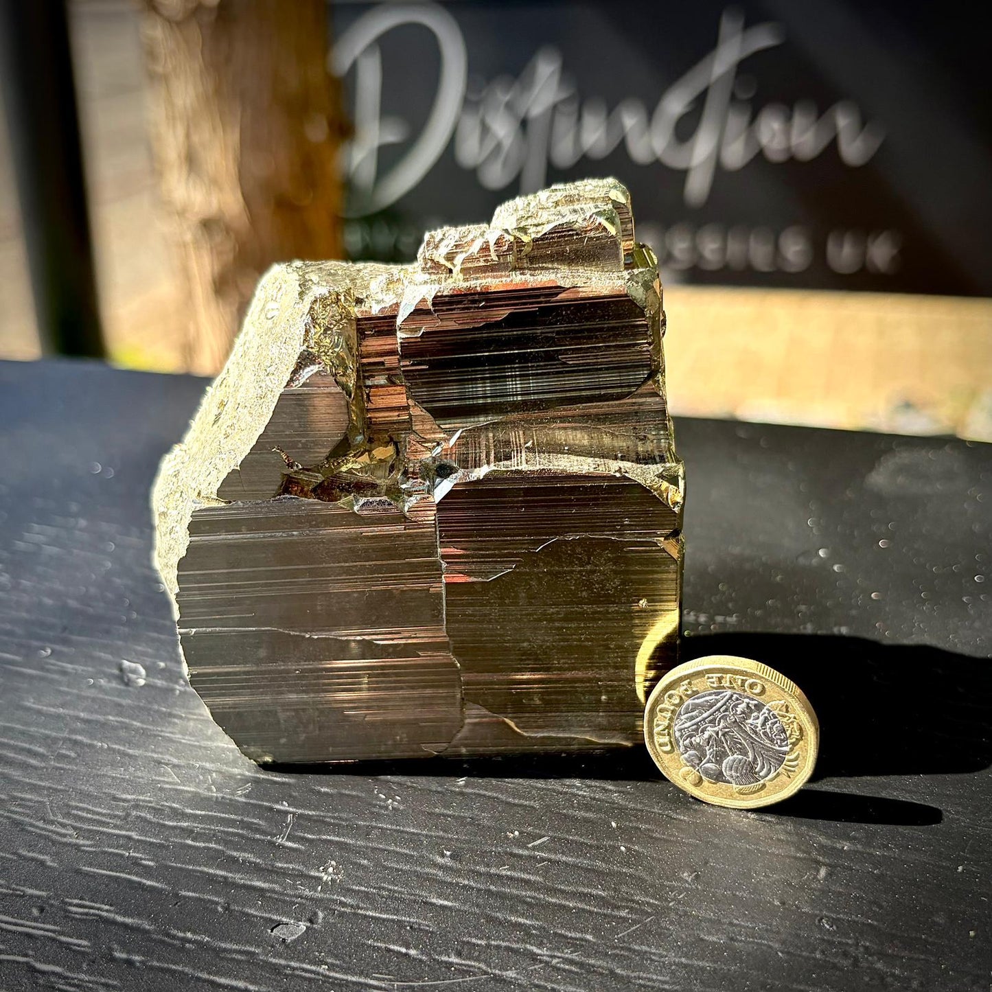 Pyrite Crystal Specimen #4 | Collectors Peruvian Pyrite | Fool’s Gold Mineral
