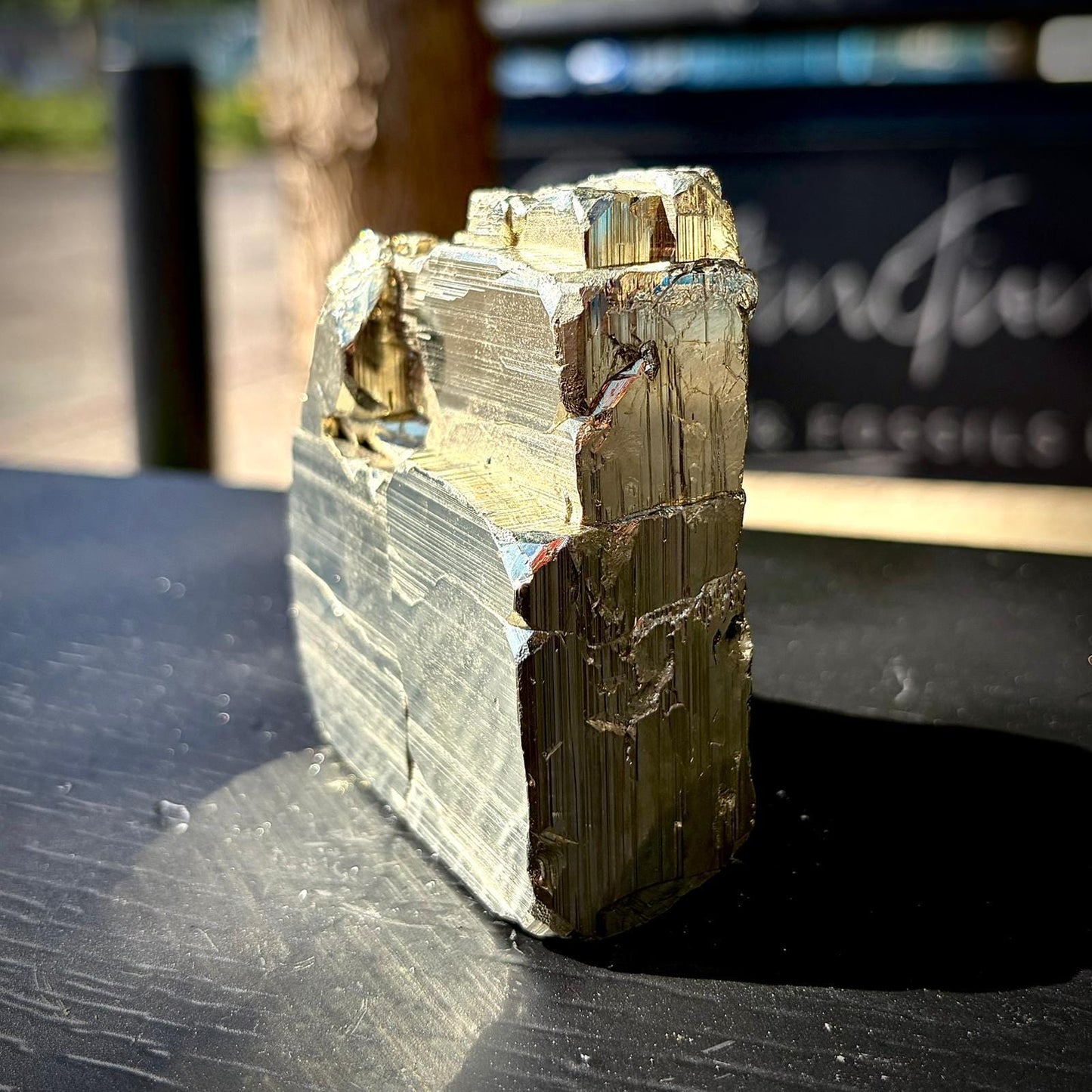 Pyrite Crystal Specimen #4 | Collectors Peruvian Pyrite | Fool’s Gold Mineral