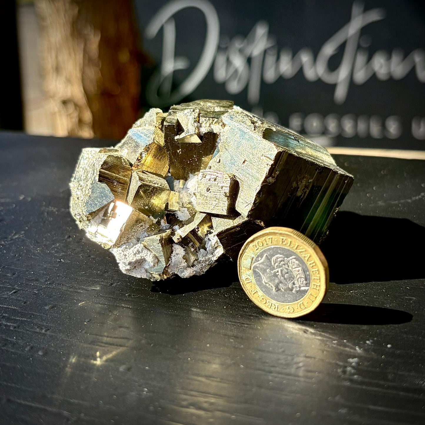 Pyrite Crystal Specimen #2 | Collectors Peruvian Pyrite | Fool’s Gold Mineral