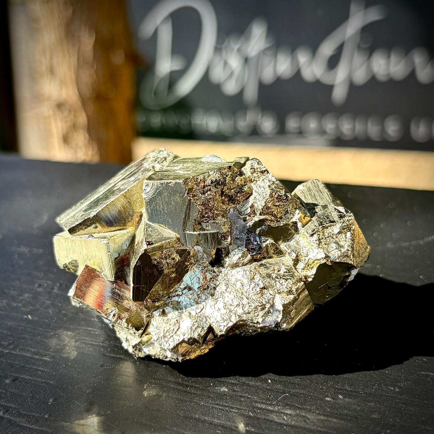 Pyrite Crystal Specimen #2 | Collectors Peruvian Pyrite | Fool’s Gold Mineral