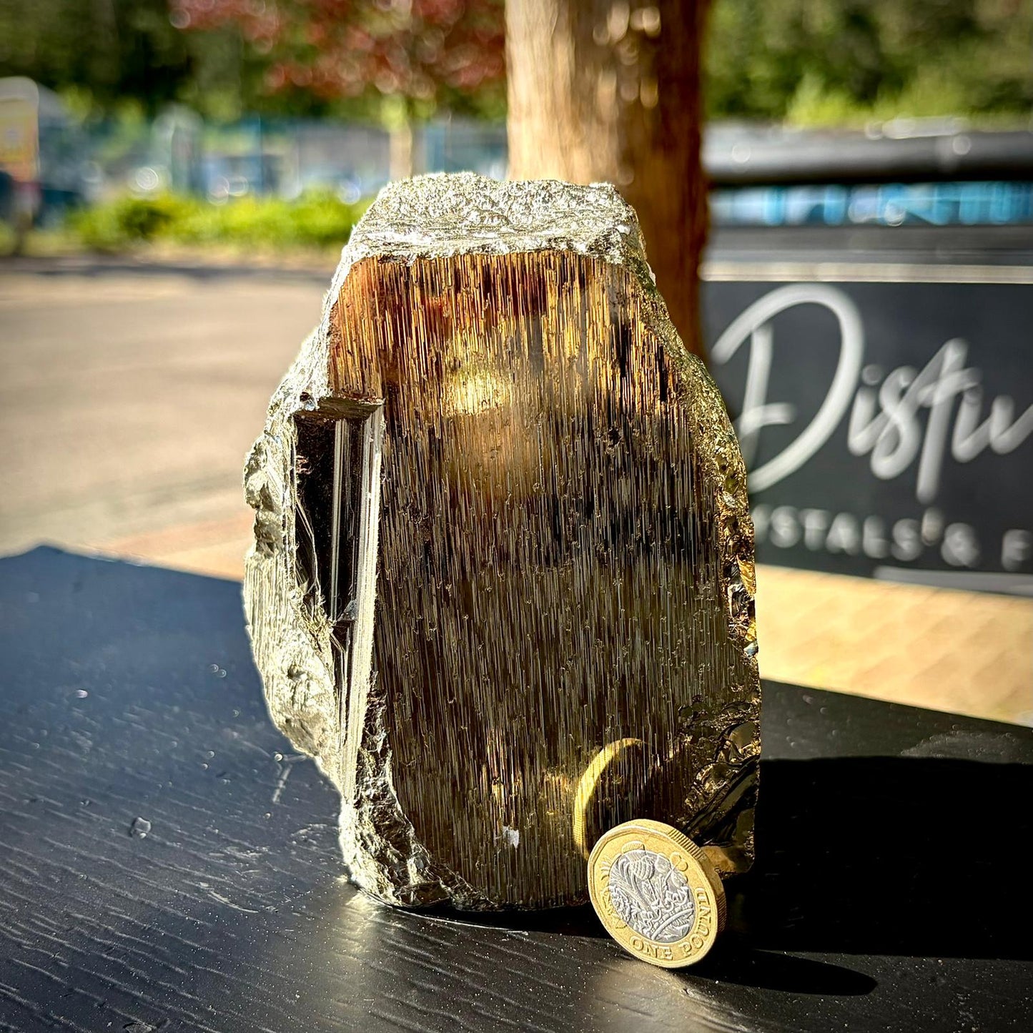 Large Pyrite Crystal Specimen #1 | Natural Peruvian Pyrite | Fool’s Gold Mineral