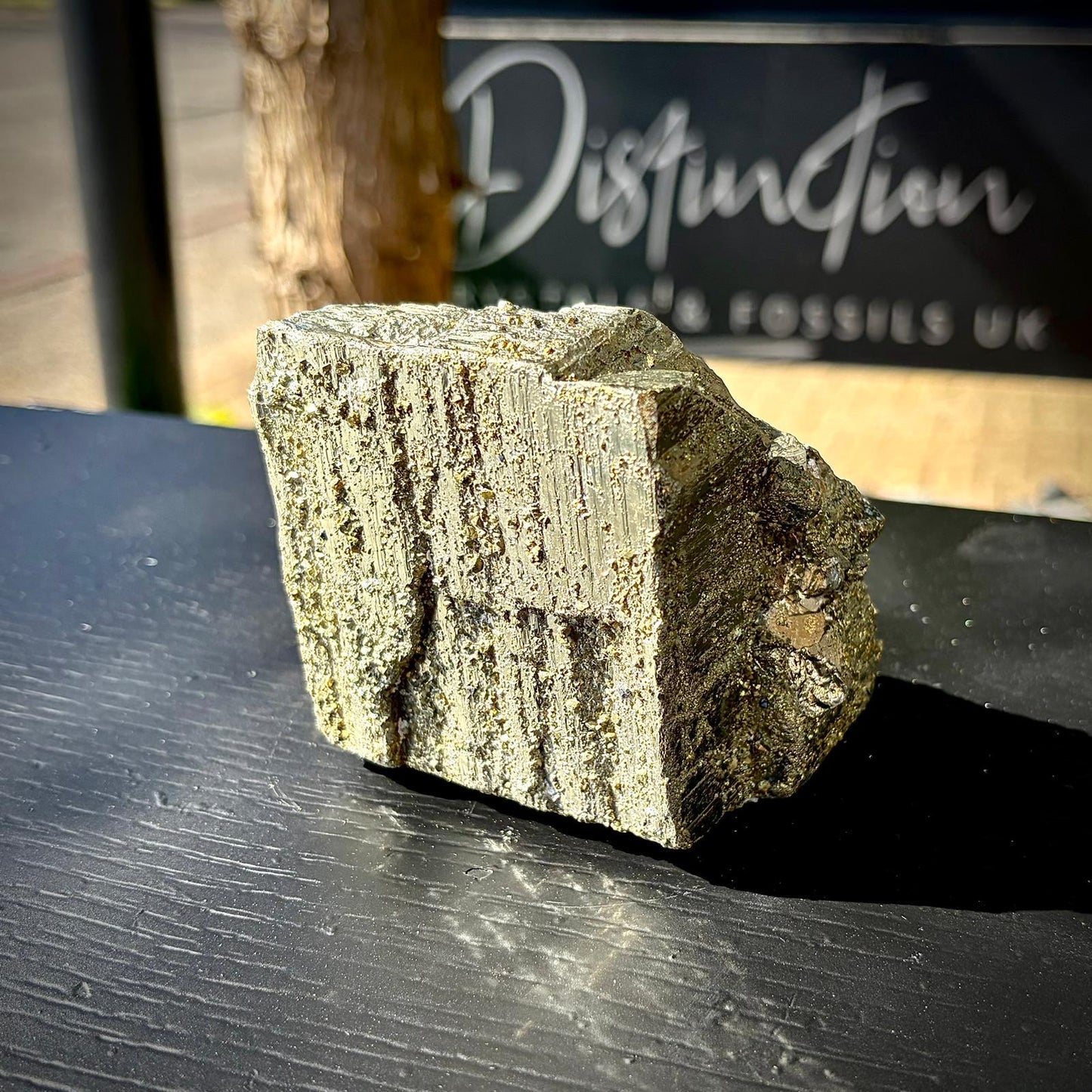 Pyrite Crystal Specimen #3 | Collectors Peruvian Pyrite | Fool’s Gold Mineral