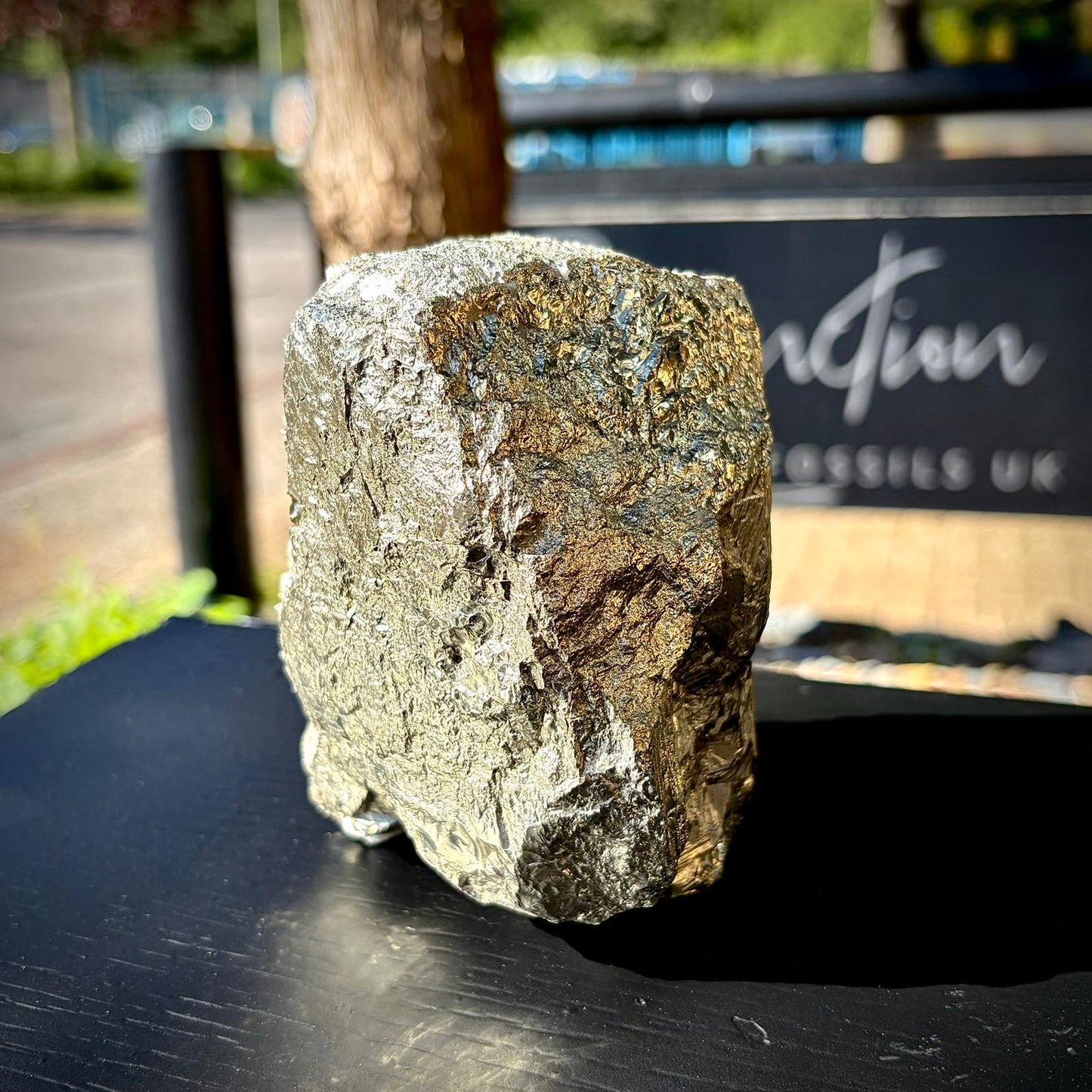 Large Pyrite Crystal Specimen #1 | Natural Peruvian Pyrite | Fool’s Gold Mineral