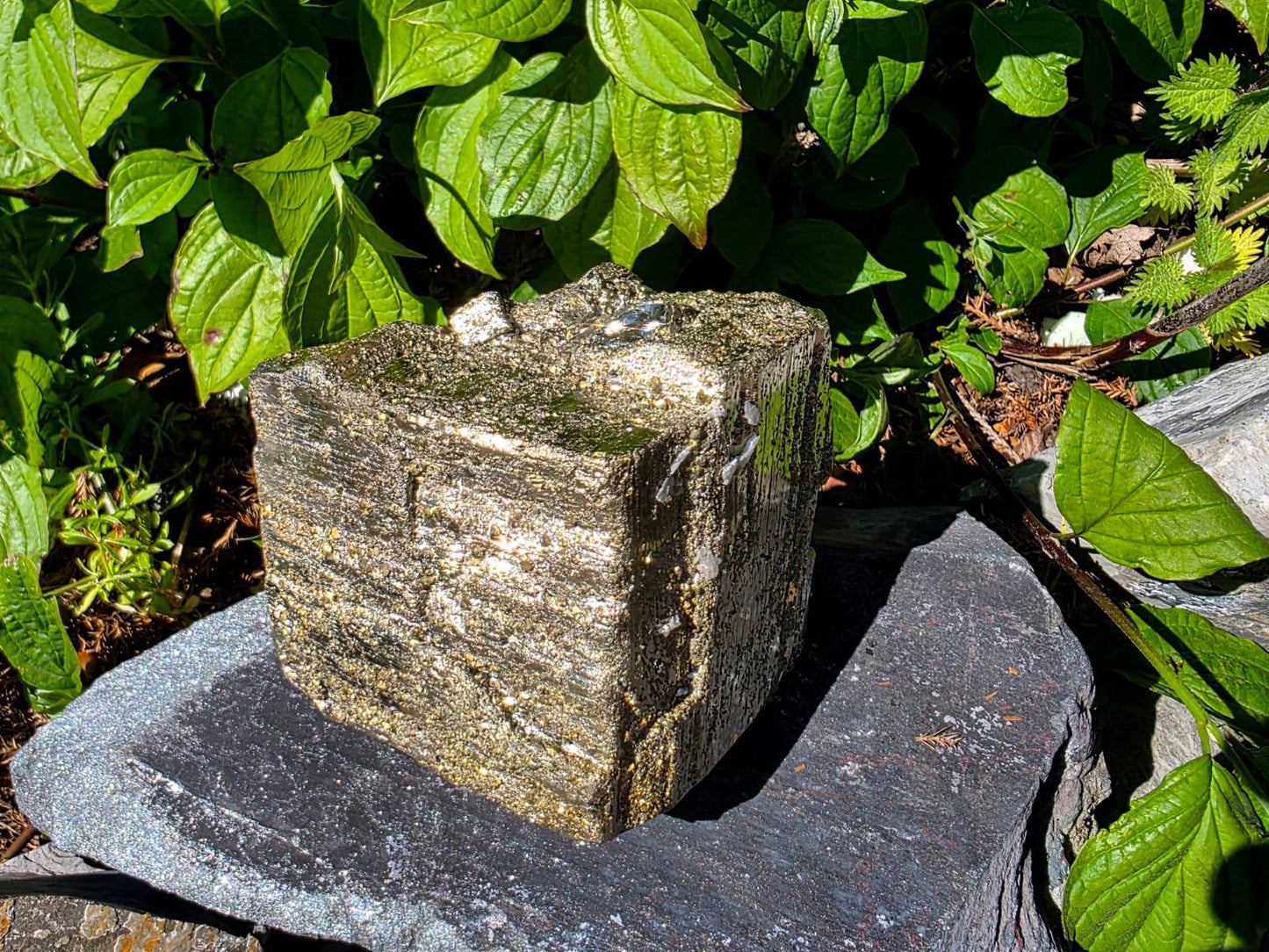 Pyrite Crystal Specimen #3 | Collectors Peruvian Pyrite | Fool’s Gold Mineral