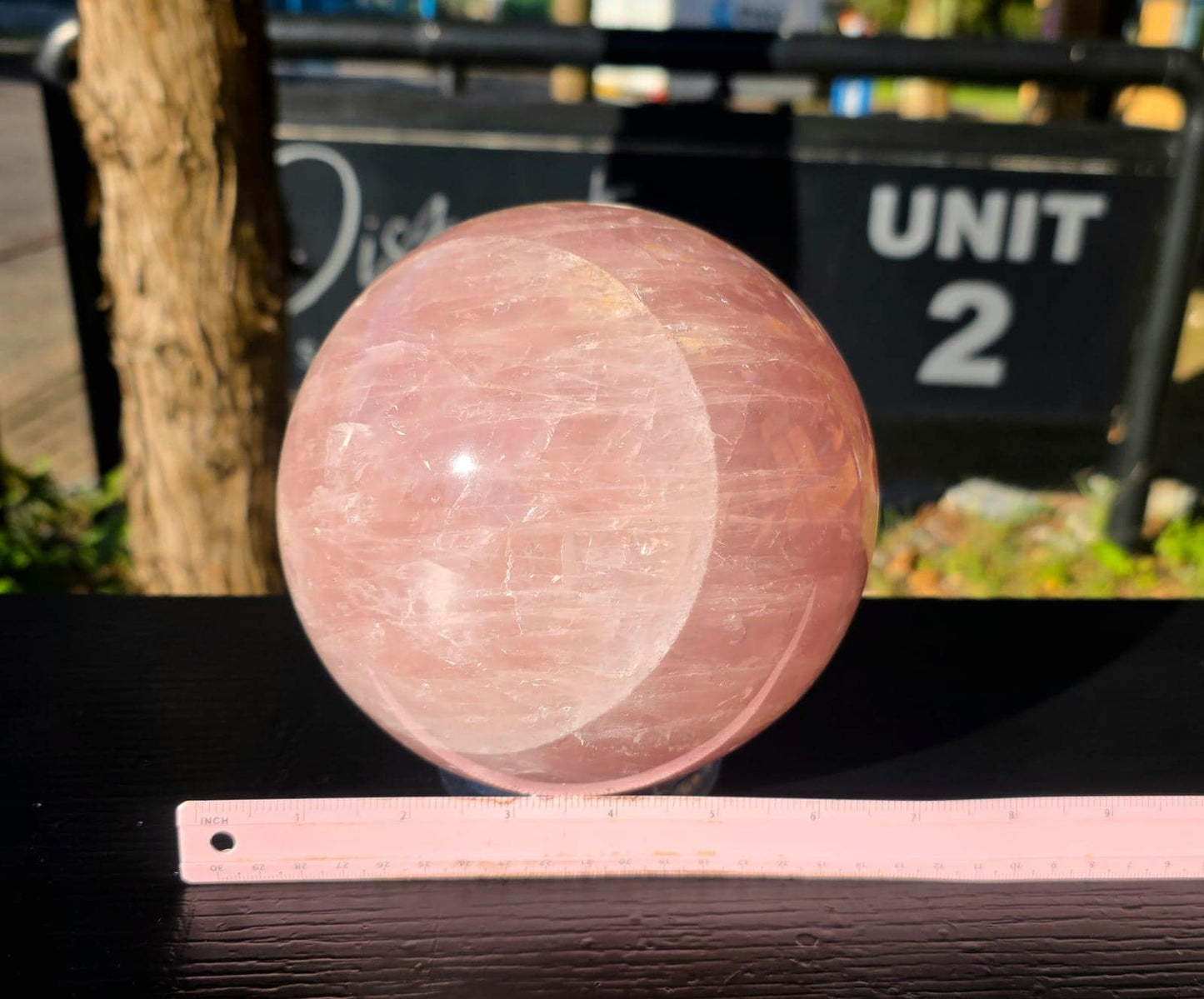 Large Rose Quartz Crystal Sphere | Crystal Gift Decor #10
