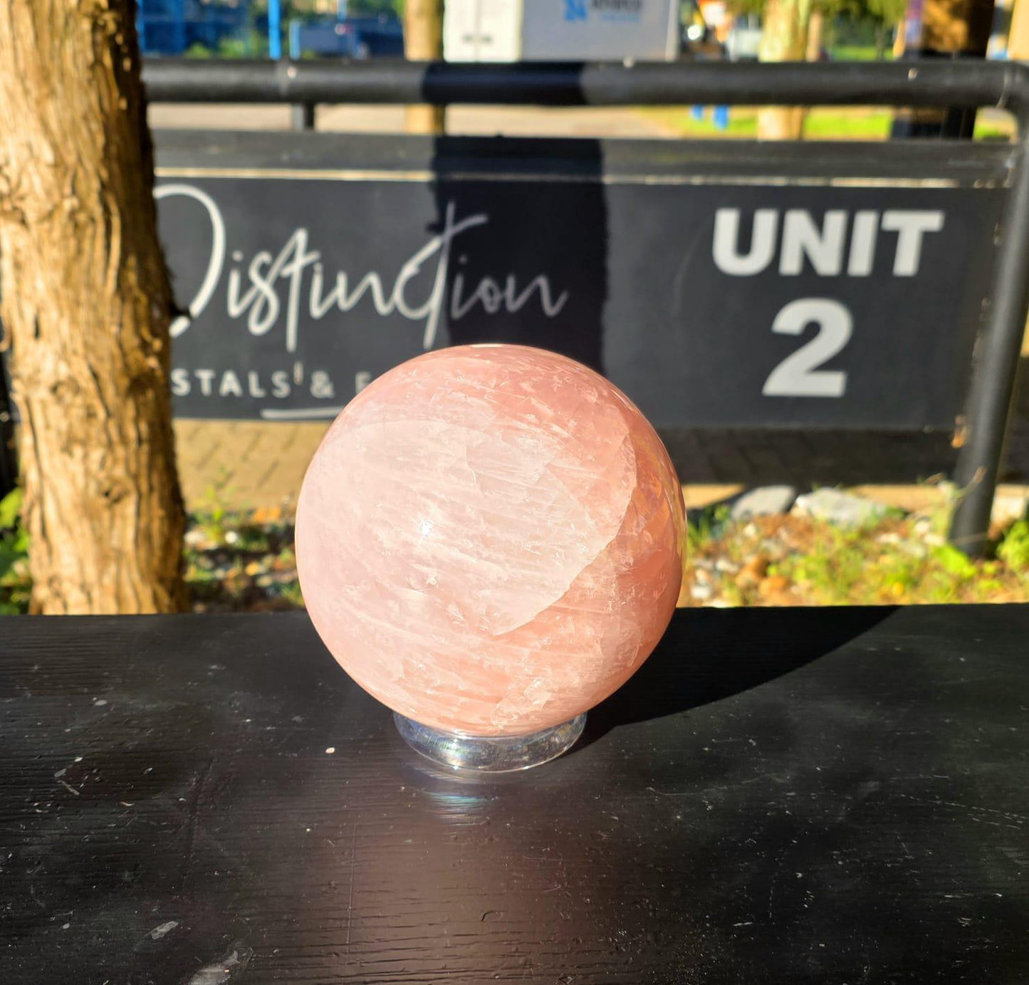 Large Rose Quartz Crystal Sphere | Crystal Gift Decor #10