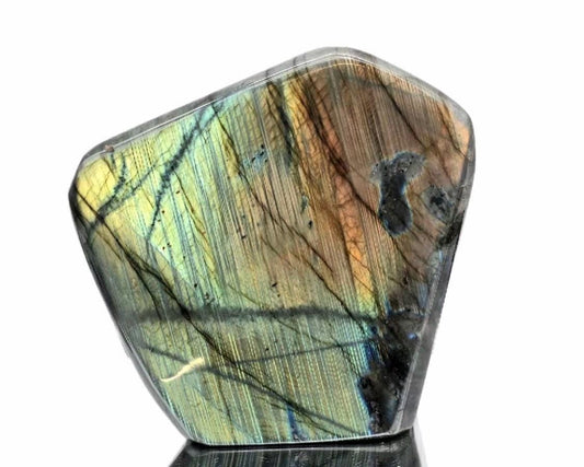 XL Labradorite Freeform 2.26kg | Madagascan Labradorite Crystal | Full Flash Polished Display Stone (DP)