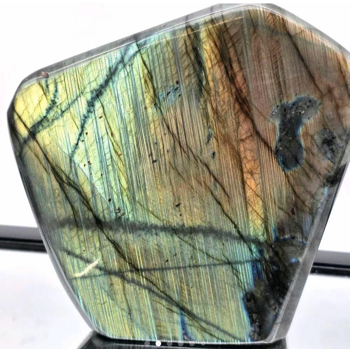 XL Labradorite Freeform 2.26kg | Madagascan Labradorite Crystal | Full Flash Polished Display Stone (DP)