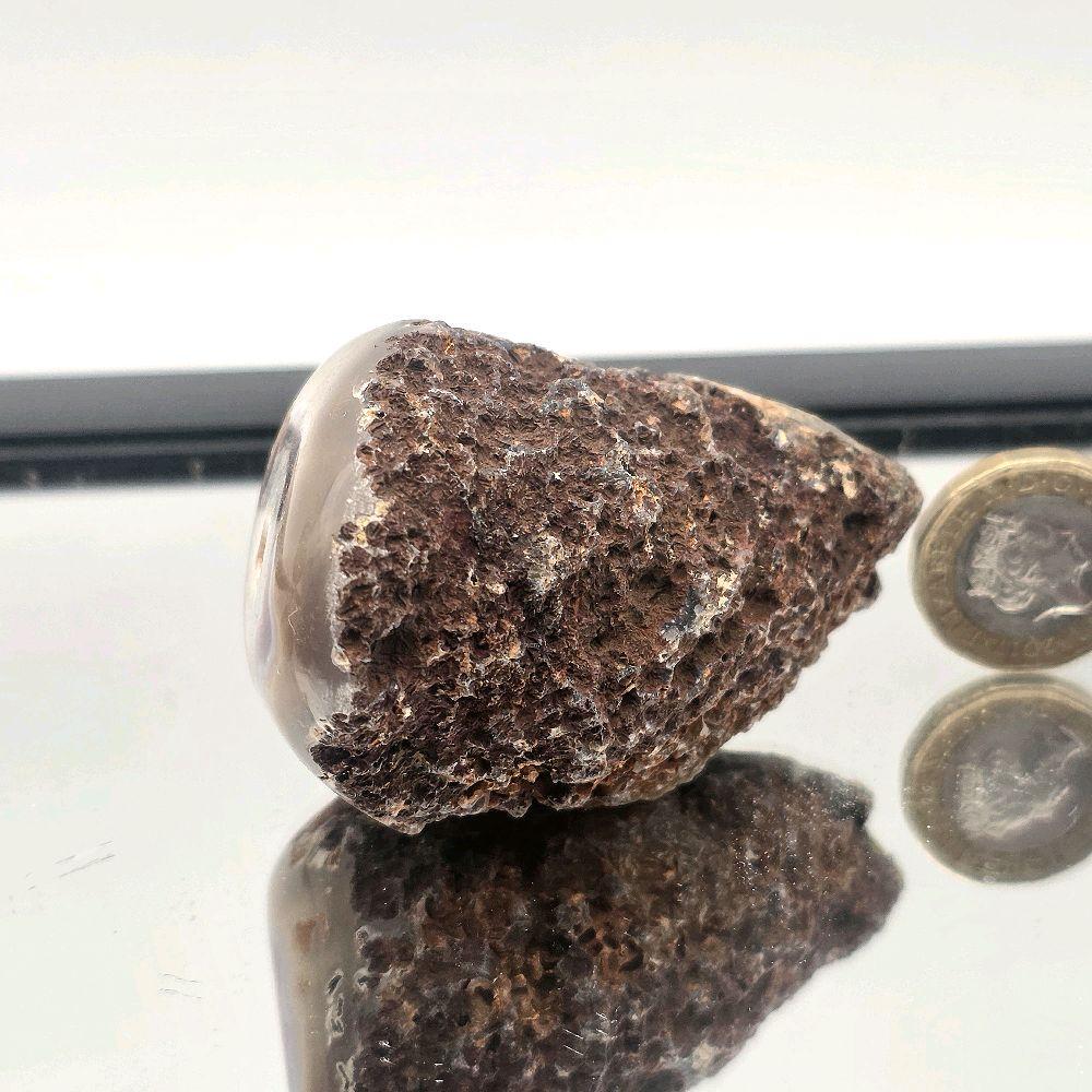 Malawi Agate | Polished Display Face | Natural Crystal Collector Piece (DP)