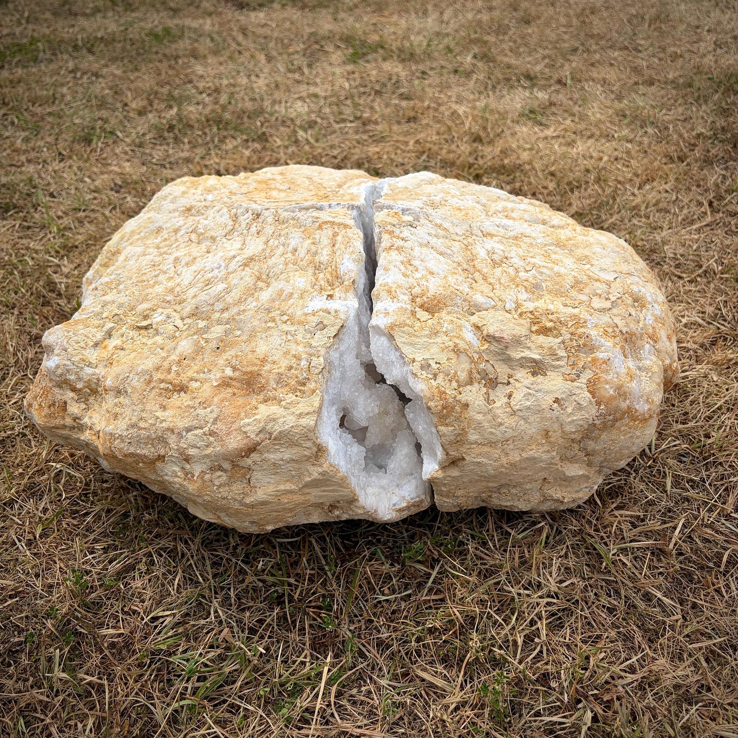 XL Quartz Crystal Geode Pair 43.4kg #2