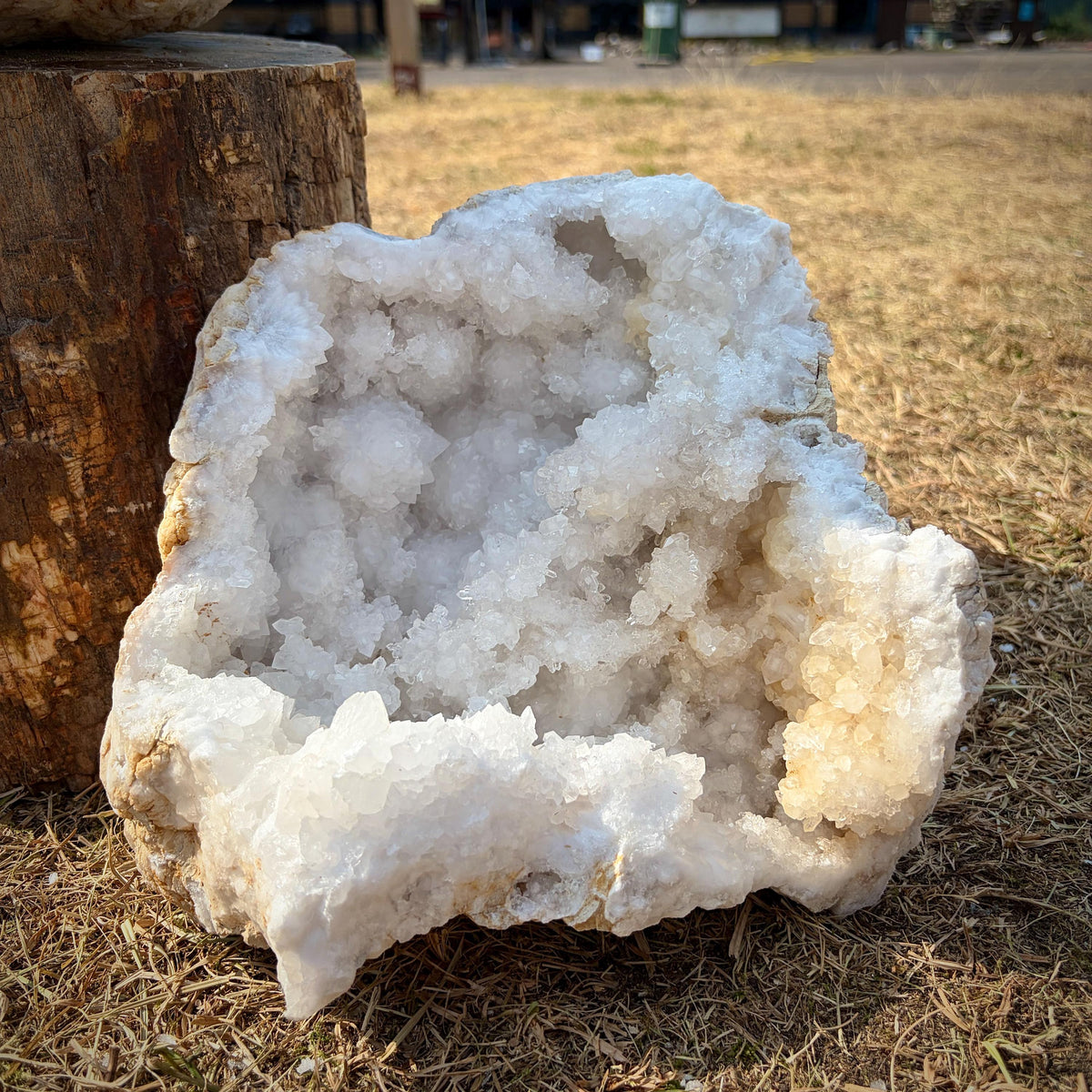 XL Quartz Crystal Geode Pair 19.4kg #12