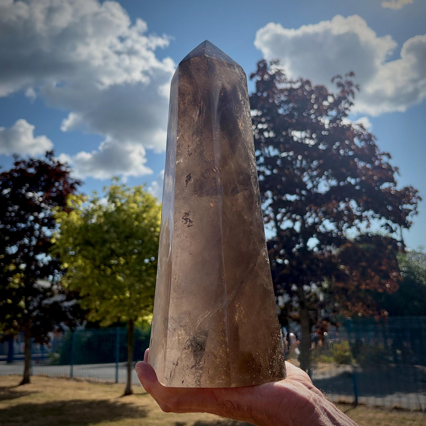 Extra Large Smoky Quartz Crystal Tower Obelisk | 11kg