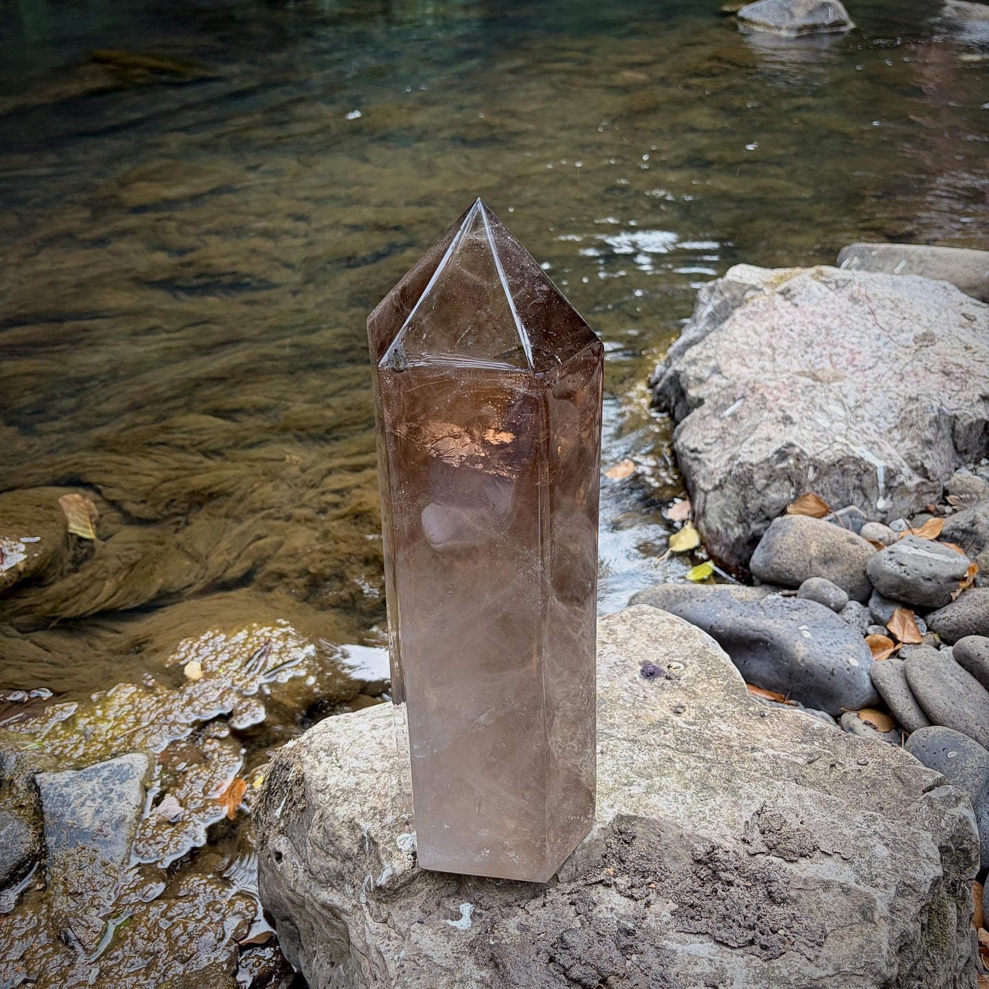 Extra Large Smoky Quartz Crystal Tower Obelisk | 11kg
