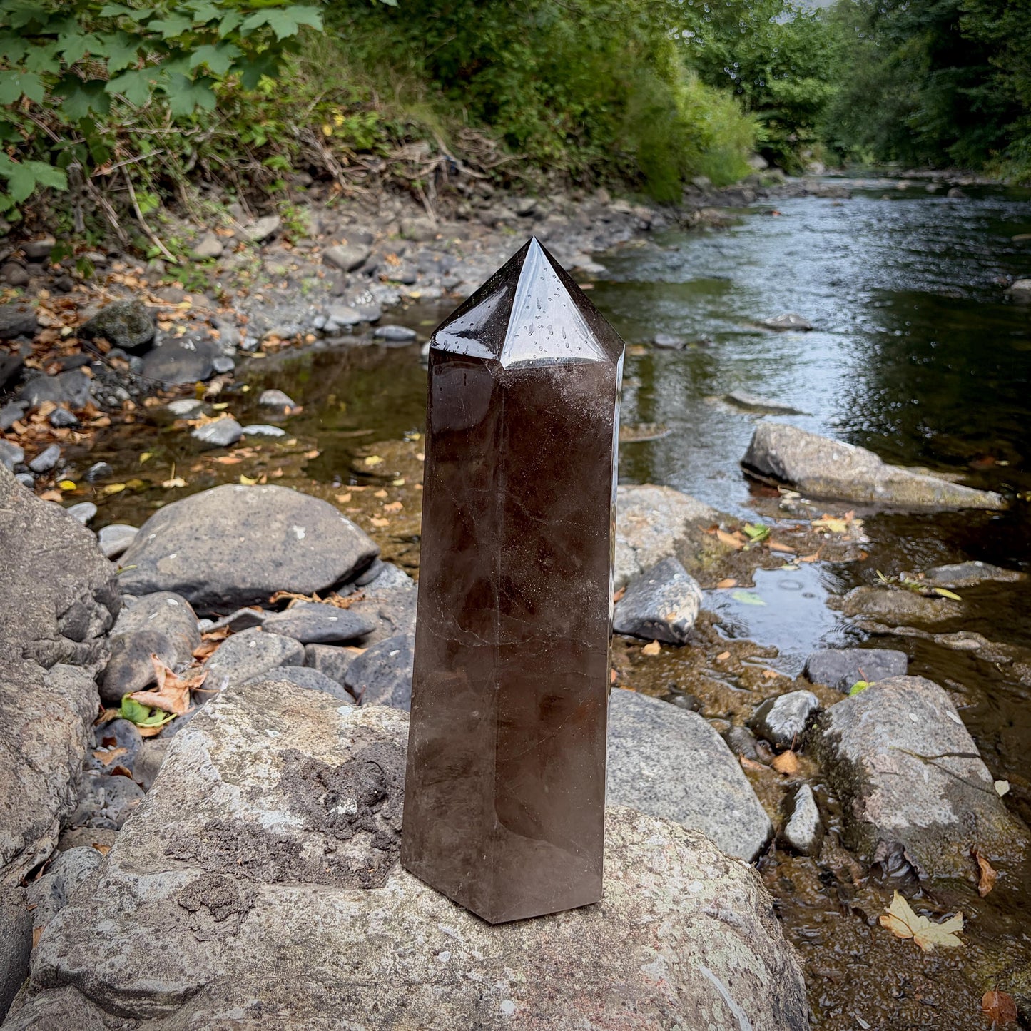 Extra Large Smoky Quartz Crystal Tower Obelisk | 11kg