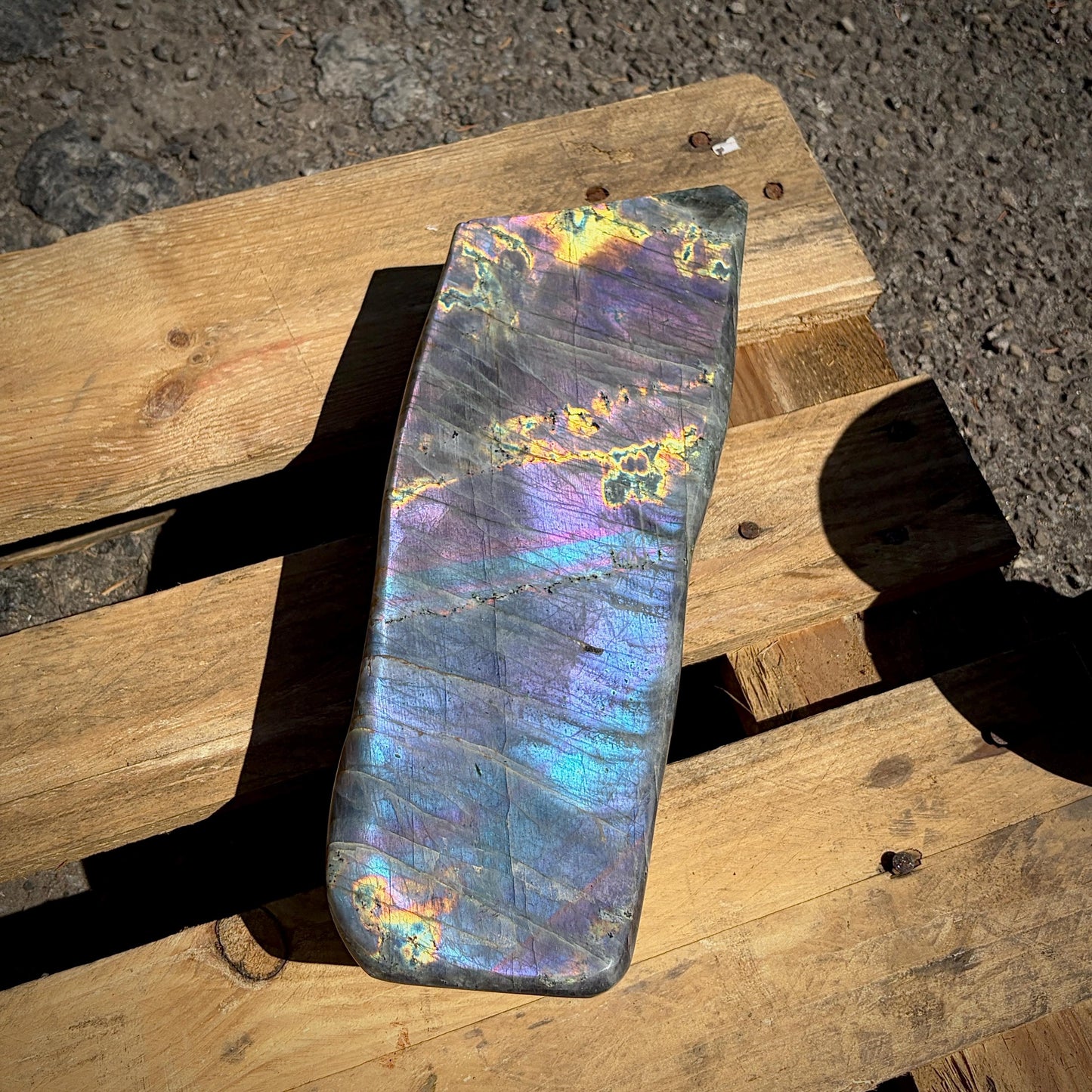 Large Purple Labradorite Crystal Freeform  | 8.1kg
