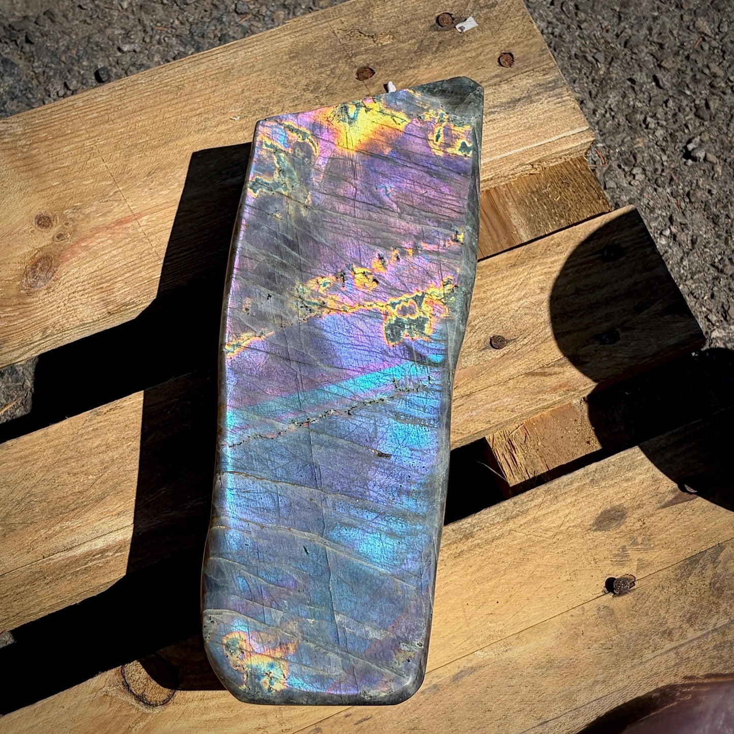 Large Purple Labradorite Crystal Freeform  | 8.1kg