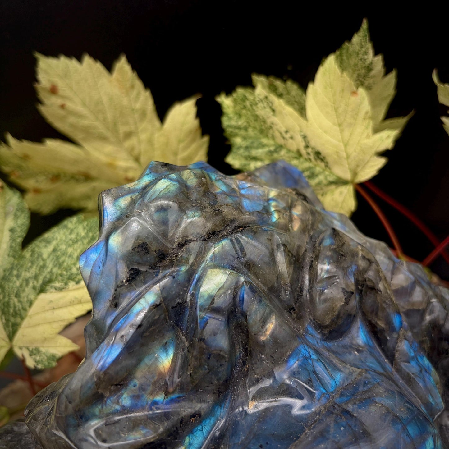 XL Labradorite Buddha Crystal Carving  | 8kg