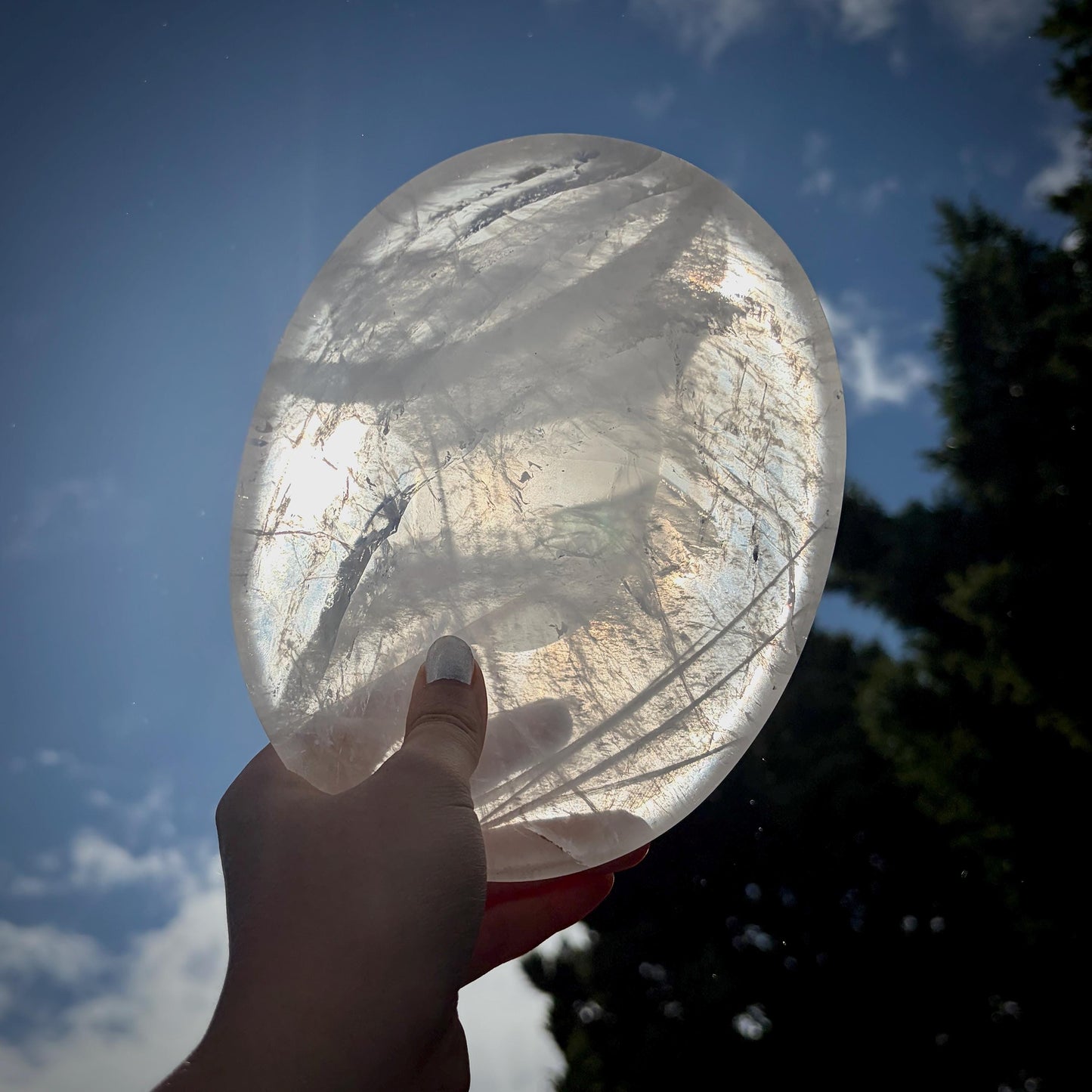 Clear Quartz Crystal Bowl | Hand Carved & Polished | Crystal Home Décor | 846g #5