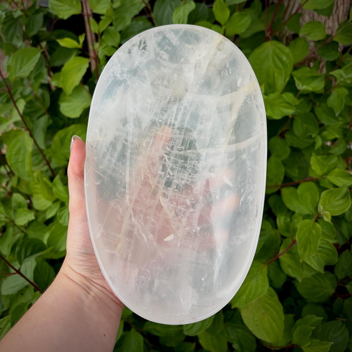Clear Quartz Crystal Bowl | Hand Carved & Polished | Crystal Home Décor | 1.04kg #4