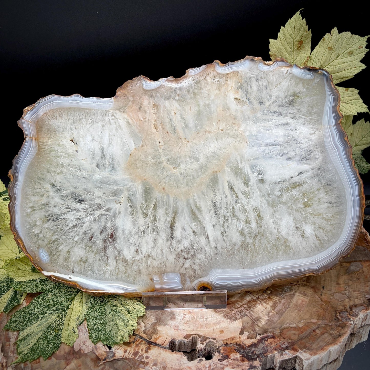 Large Agate Crystal Slice | Crystal Home Decor | 2.56kg